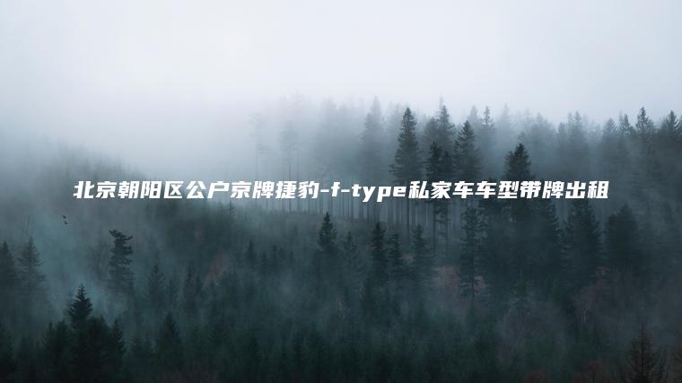 北京朝阳区公户京牌捷豹-f-type私家车车型带牌出租