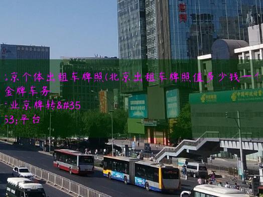北京个体出租车牌照(北京出租车牌照值多少钱一个)