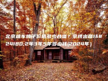 北京租车牌子价格多少合适？京牌出租1年2年3年5年多少钱(2024年）