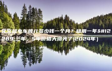 北京租电车牌儿多少钱一个月？租用一年、三年。5年价格大曝光了(2024年）