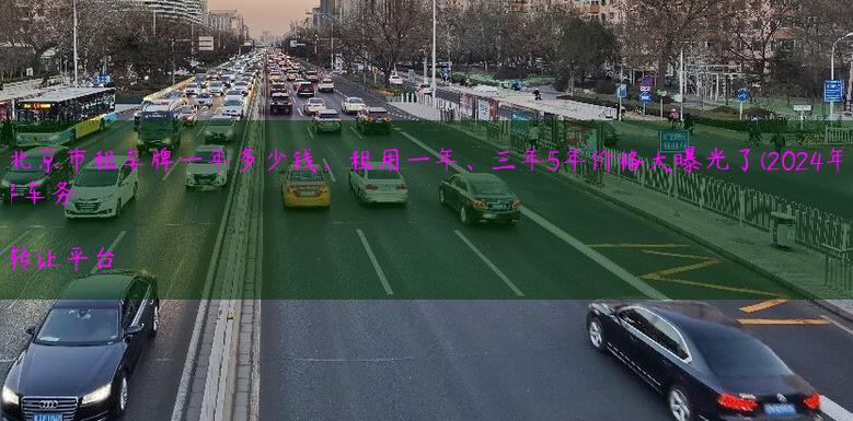 参阅北京市租车牌一年多少钱、租用一年、三年5年价格大曝光了(2024年8月）